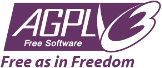 AGPLv3 License logo